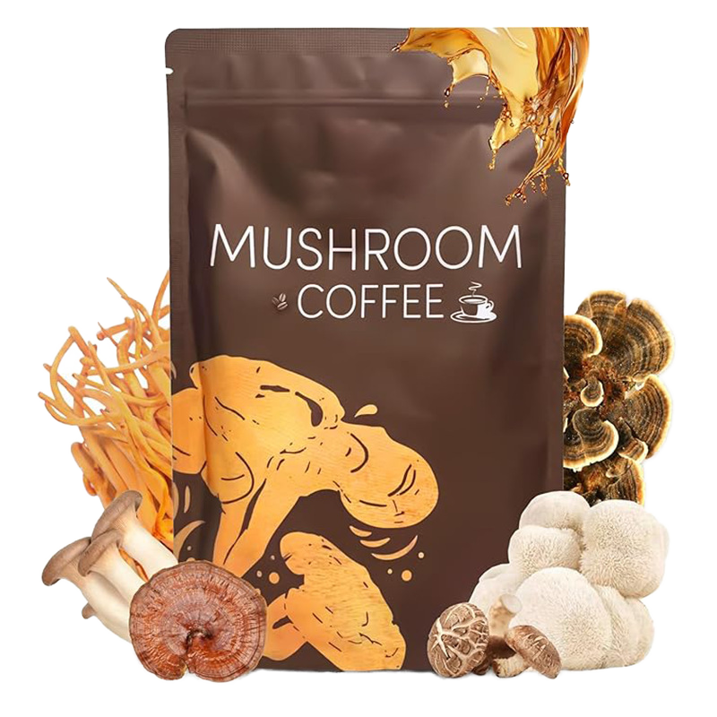Natural Organic Mixed Mushroom Coffee Powder 10 in 1 Mushroom Coffee Powder