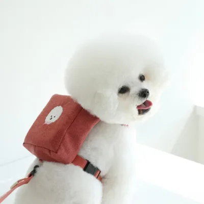 Large Capacity High Quality Adjustable Hiking Travel Pet Dog Backpack Harness Carrier Outdoor Dog Harness Set
