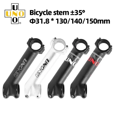 Stem UNO 120mm 35 Degree 31.8 Road Bike Stem Long Stem 150mm Bicycle Bike Stem 318