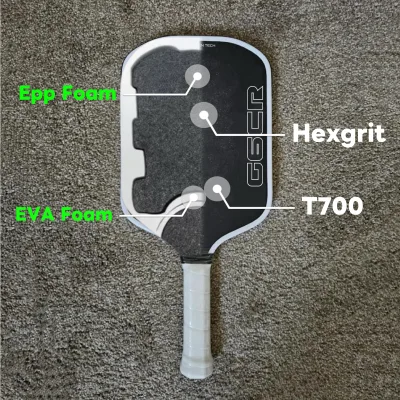 Top 10 Pickleball Paddles Dual Density Foam Pickleball Paddle Power Paddle MULTI DENSITY FOAM Foam Core Paddle