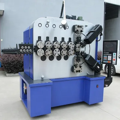 CNC8680 6-Axis Rectangular Spring Coiling Machine Core Components PLC Motor Bearing Engine 380V 5kW Easy Operate 1 Year Warranty