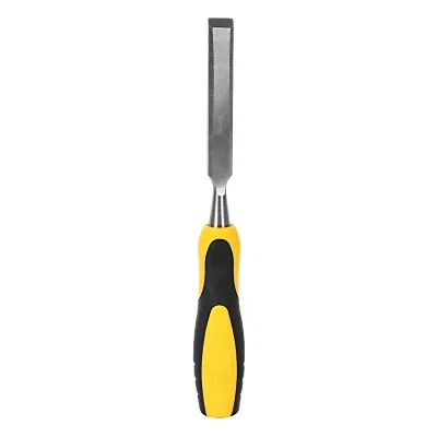 Deli DL6258 TPR rubber Handle Woodworking Flat Chisel Hand-carved Wood 16mm High Carbon Steel Casting Strong magnet