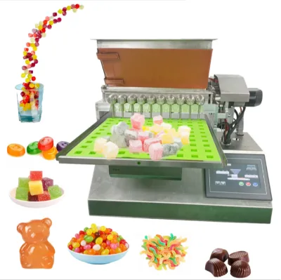 Soft Candy Chocolate Pouring Machine Home Use Bear Gummy Maker Desktop Gummy Candy Making Machine