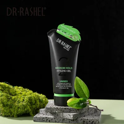 DR RASHEL Tames Flyaways Controls Natural Curls Medium Hold Hair Styling Gel