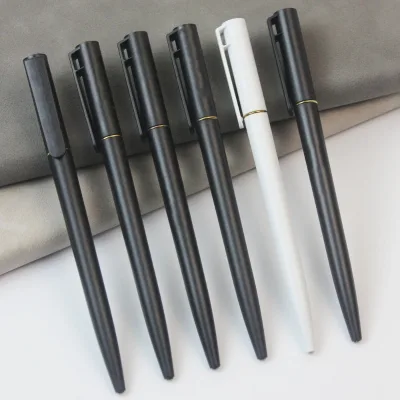Premium Luxury Metal Ballpoint Pen Custom Logo Refillable Blue Ink Smooth Writing Gourd Lamp Mobile Phone Touch Screen