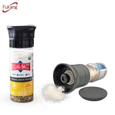 ODM/OEM Cheap Custom Plastic Spice Grinder Bottle