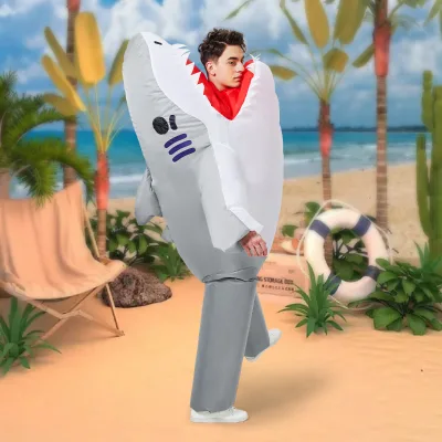 Shark Inflatable Costume Halloween Costume Funny Cartoon Doll Props Show Party Costume