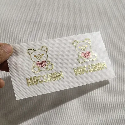 Customized Colored PET Patch Free Design of Letter Patterns Iron on Various Fabrics Heat Transfer Printing Cloth Sequin Patchs