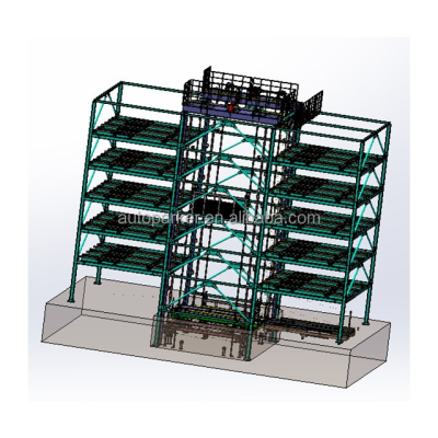 High End Intelligent Auto Lift Car Parking System Vertical Park Manufacturer Steel Material Parking Garage Elevator System