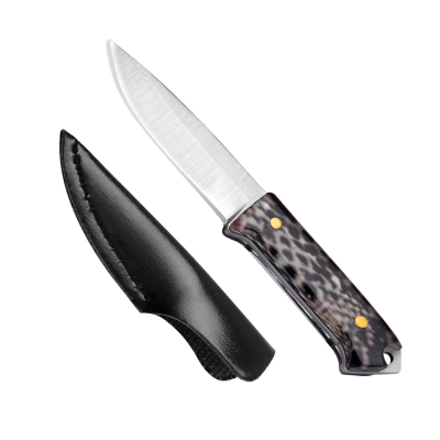 Stainless Steel Hunting Knife with Fixed Blade and Sheath Hunting Fishing and Outdoor