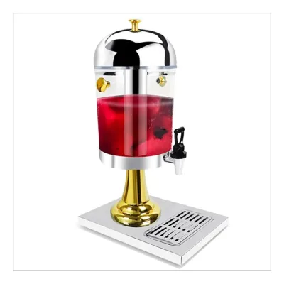 8L Plastic Drink Dispensers Food Grade High Borosilicate Cold Beer Tower Dispenser Drink Water Economic Juice Beverage Dispenser