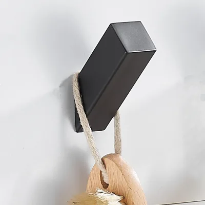 Steel New Chinese Style Creative Single Hook Wall-Mounted Bathroom Wardrobe Clothes Hook Wall Mounted Metal Clothes Hook