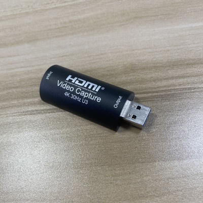 USB3.0 Version Male Output 4K HDMI Female Input Video Capture Card for HD Acquisition