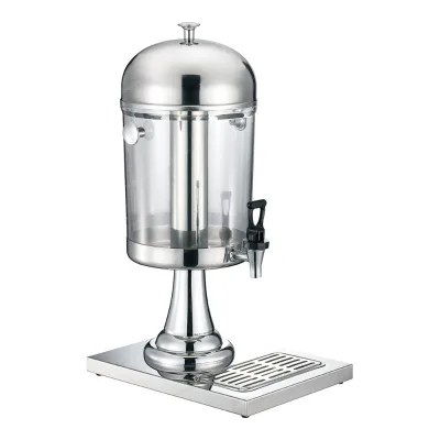 Bulk Order Commercial Juice Dispenser, 304 Stainless Steel Faucet & Removable Lid for Easy Cleaning