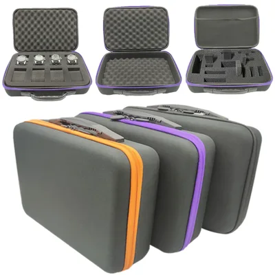Customized Shockproof and Waterproof Eva Storage case Eva Tool Carry case Zipper