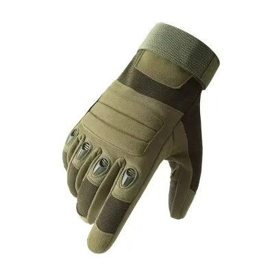 Factory Wholesale Microfiber Leather Gloves for Outdoor Sports Winter Cycling-Fingerless Touchscreen Motorcycle Gloves S018W