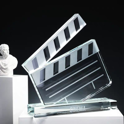 Honor of Crystal High Quality Crystal Trophy Award Ornament Film Award Trophies Wholesale
