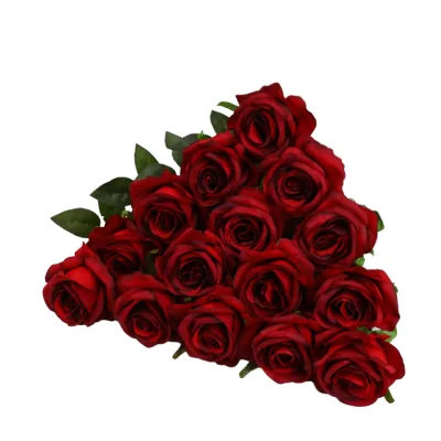 Top Quality Wholesale Artificial Simulated Rose Flower Wedding Decoration for Family Gatherings and Parties