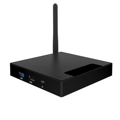 Android TV Box 8.1, 4GB RAM+32GB ROM Elebao X2 Max Quad-Core 2.4GHz Support BT 4.1/WiFi/3D/4K/H.265 Smart TV Box