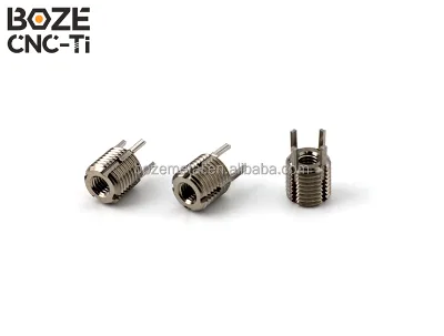 Cnc Machined Parts Titanium Threaded Insert M5 Screw M7 M6 M8 Industrial Strength