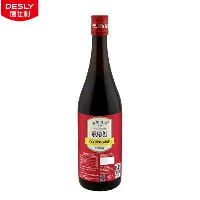 Chinese Huadiao Cooking Wine Bottles Wholesale Jade Bridge 750 ml Cooking Wine with Factory Price
