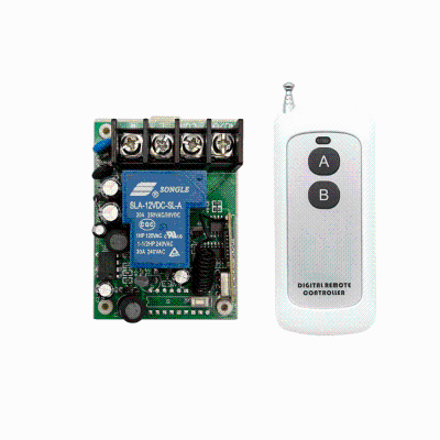 12v Wireless Remote Control Switch on off 433mhz Receiver Transmitter with ABCD Keys