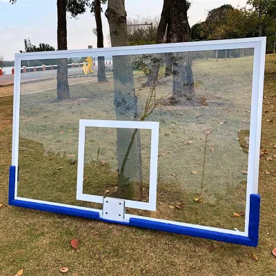FIBA Stand Tempered Glass Basketball Backboard
