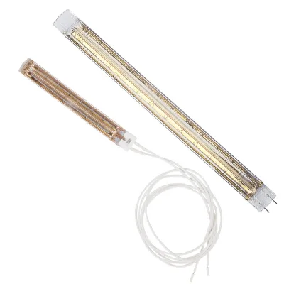 5kw Golden Twin Tubes Infrared Halogen Light Electric Heater Lamp Car Spray Booth Painting Baking Heat Lamp for Paint Drying