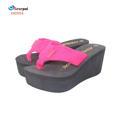 Fashion Slipper Black High Platform Flip Flops China