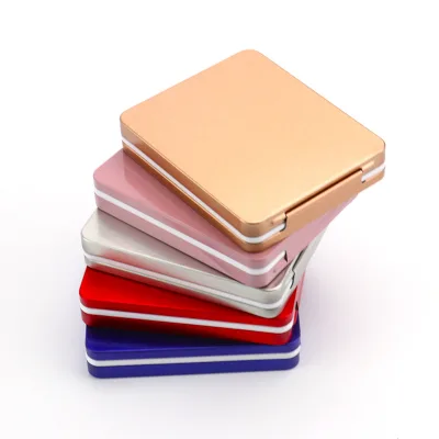Wholesale Multi Solid Color Square Tinplate Hinged Food Storage Box for Candy Cookie Chocolate Customizable Packaging Containers