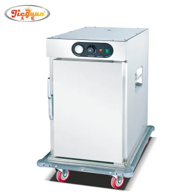 Restaurant Stainless Steel Mobile Single Door Electric Food Warmer Cabinet