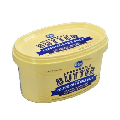 500ml Plastic Food Container With Cover Fancy Butter With Lids