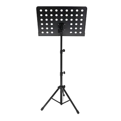 Wholesale Thickened Aluminum Alloy Folding Music Stand with Stainless Steel Shelf Special Home Guitar Table