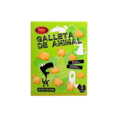 200g Lovely Cream Animal Cracker Biscuits in Small Package