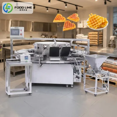 Ultra-modern Waffle Bowl Maker Machine Easy Maintenance Double Side Comercial Waffle Machines