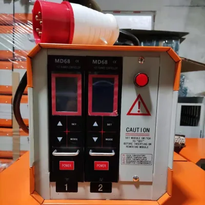 2 Zones - Orange Temperature Controller Hot Runner Temperature Box for Injection Mold