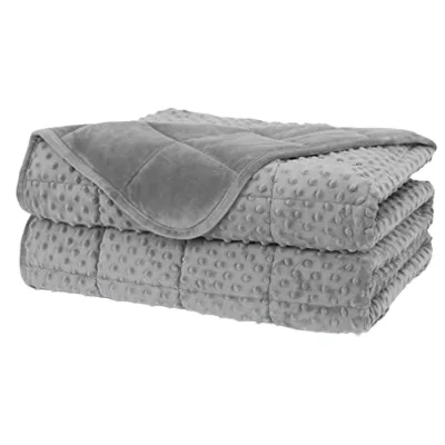 CUSTOMIZED China Flannel Fleece Minky Dot Gravity Sensory Weighted Blankets for Adults Therapy Insomnia Autism Anxiety
