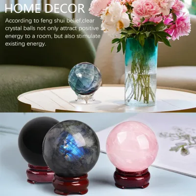 Wholesale Feng Shui Healing Stone Natural Crystal Ball Different Kinds of Crystal Sphere Decoration
