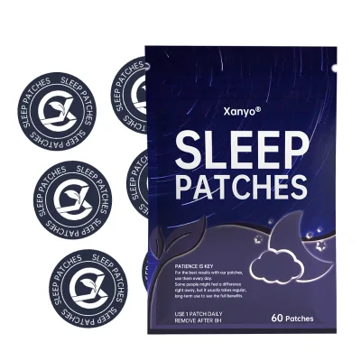 Melatonin Sleep Patch Transdermal OEM Sleeping Aid Patches with Theanine & Magnesium for Women and Men Vegan-Friendly 60 Patches