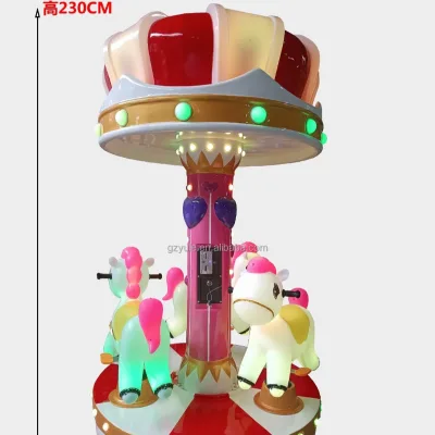 Indoor Playground Merry Go Round Christmas Village Merry Go Round Children Playground Merry Go Round