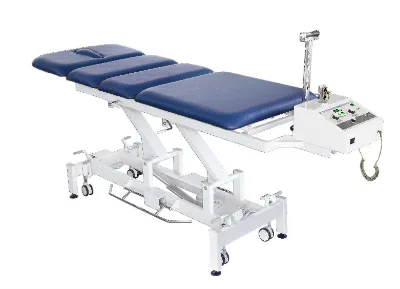 Medical Grade Professional 4 Section Electric Traction Table with 225kg Max Load ISO Certified for Pain Relief Taiwan