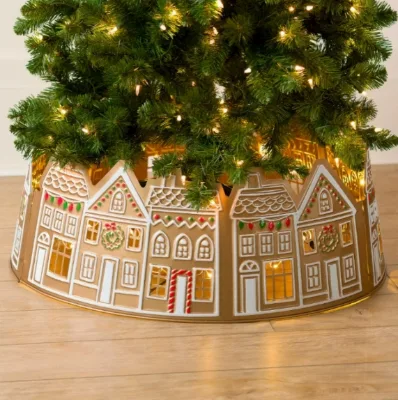 Gingerbread Christmas Tree Collar Decoration