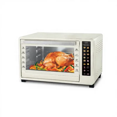 Guangrong 38 Litres Household Large Capacity Air Frying Oven Electric Heating Tube Enamel Housing Intelligent Color Screen