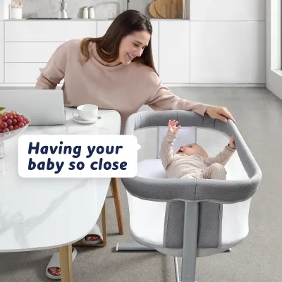 Good Night Sleep Baby Cozy and Close by Co Sleeper Washable Baby Cot Beds Kid's Cribs