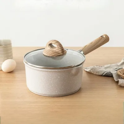 Carote Cookware Sets Durable Nonstick Cookware Set Aluminum Glass Pots Milk Pot Saucepan Sustainable Metal Cooking Easy Clean