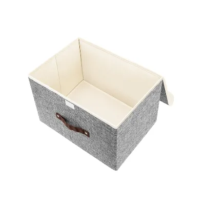 Multifunctional Home Storage Box Lid Dustproof Foldable Makeup Magazine Clothes Socks Storage Breathable Wardrobe Finishing Suit