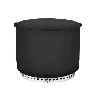 Porch Shield Solo Stove Bonfire Fire Pit Cover 22 Inch Waterproof Fade Resistant Polyester Patio with Drawstring Closure