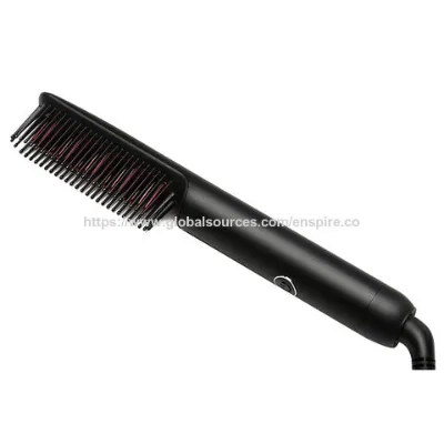 High Quality electric small hair straightener hot air brush comb