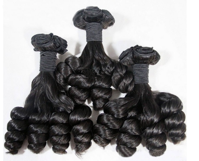 Christmas New Type Indian 100% Remy Cuticle AlignedHuman Hair Fumi Curl Hair Extension