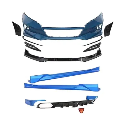 Hot Selling New Style for for Upgrade ACR Style ABS Black Body Kits Front Bumper Front Lip Rear Lip Side Skirts